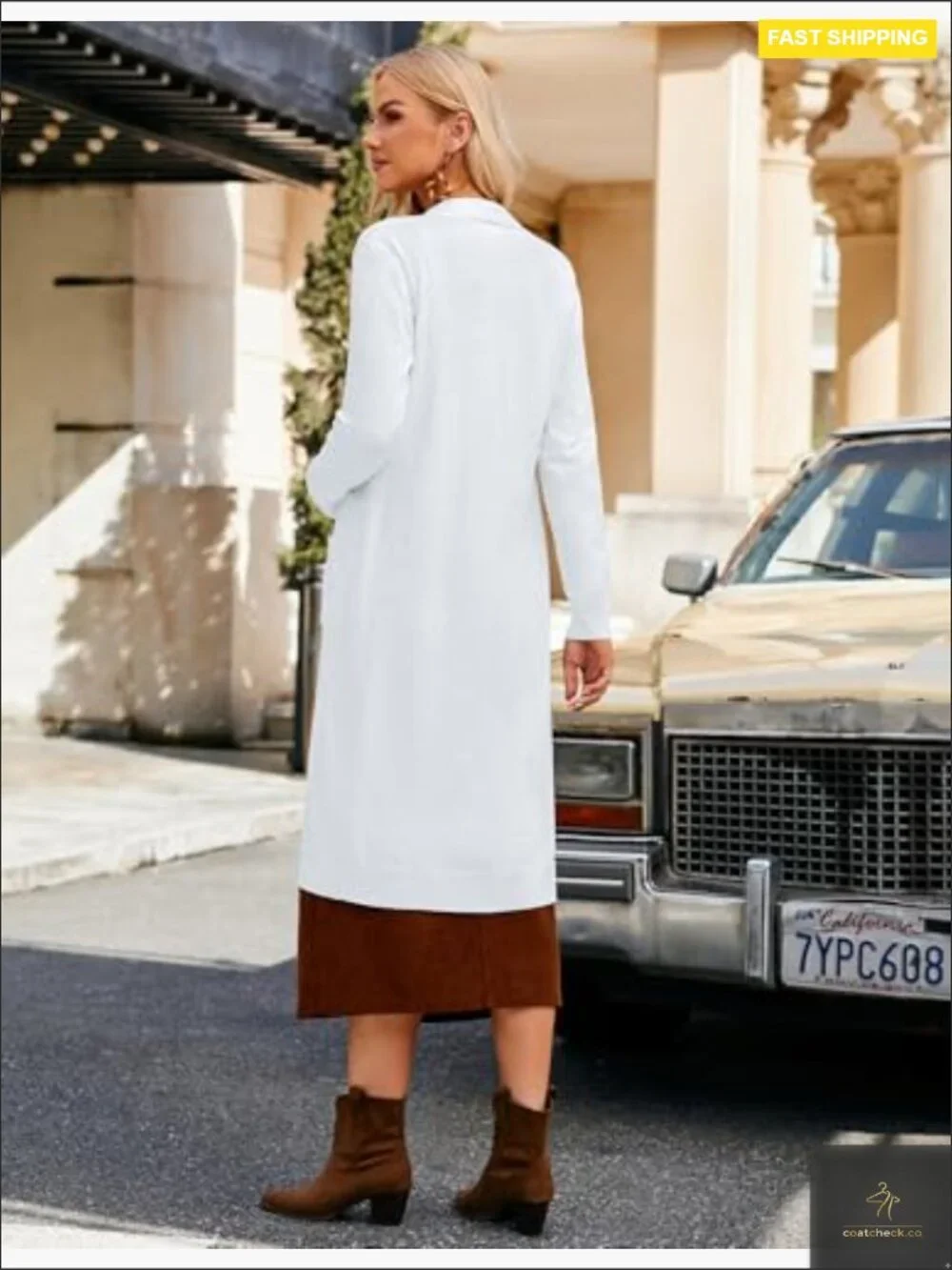 Trendy Long Cardigan Sweater Lightweight Open Front Maxi Duster Coat Pockets